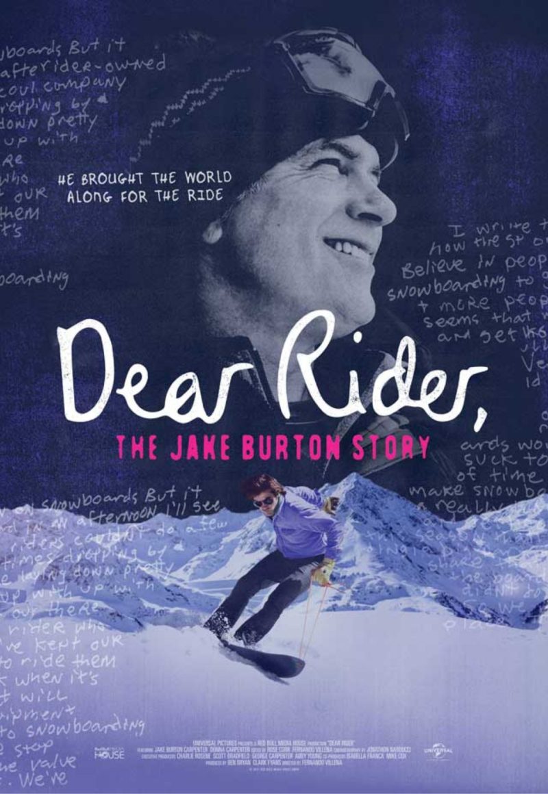 Dear Rider Jake Burton Cover Art